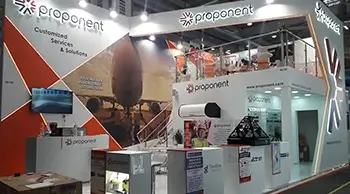 End-to-end double-decker stand design and build service for seamless trade show experiences