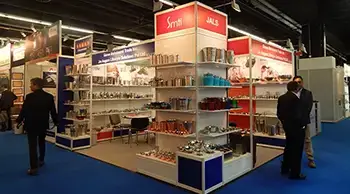 Modern modular exhibition stand design for impactful events