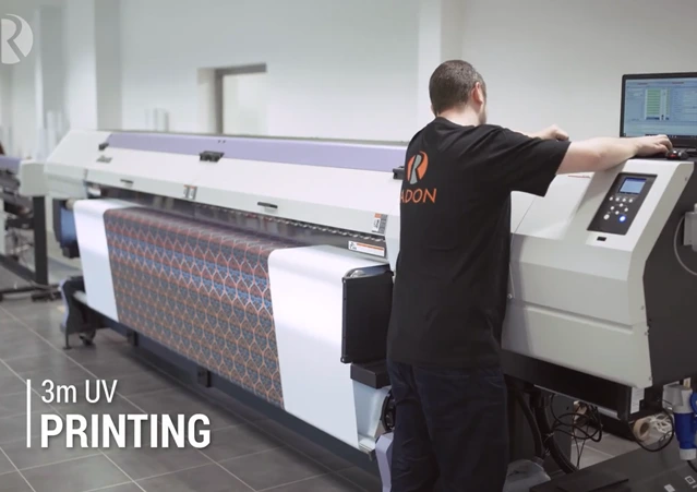 Production facility video poster