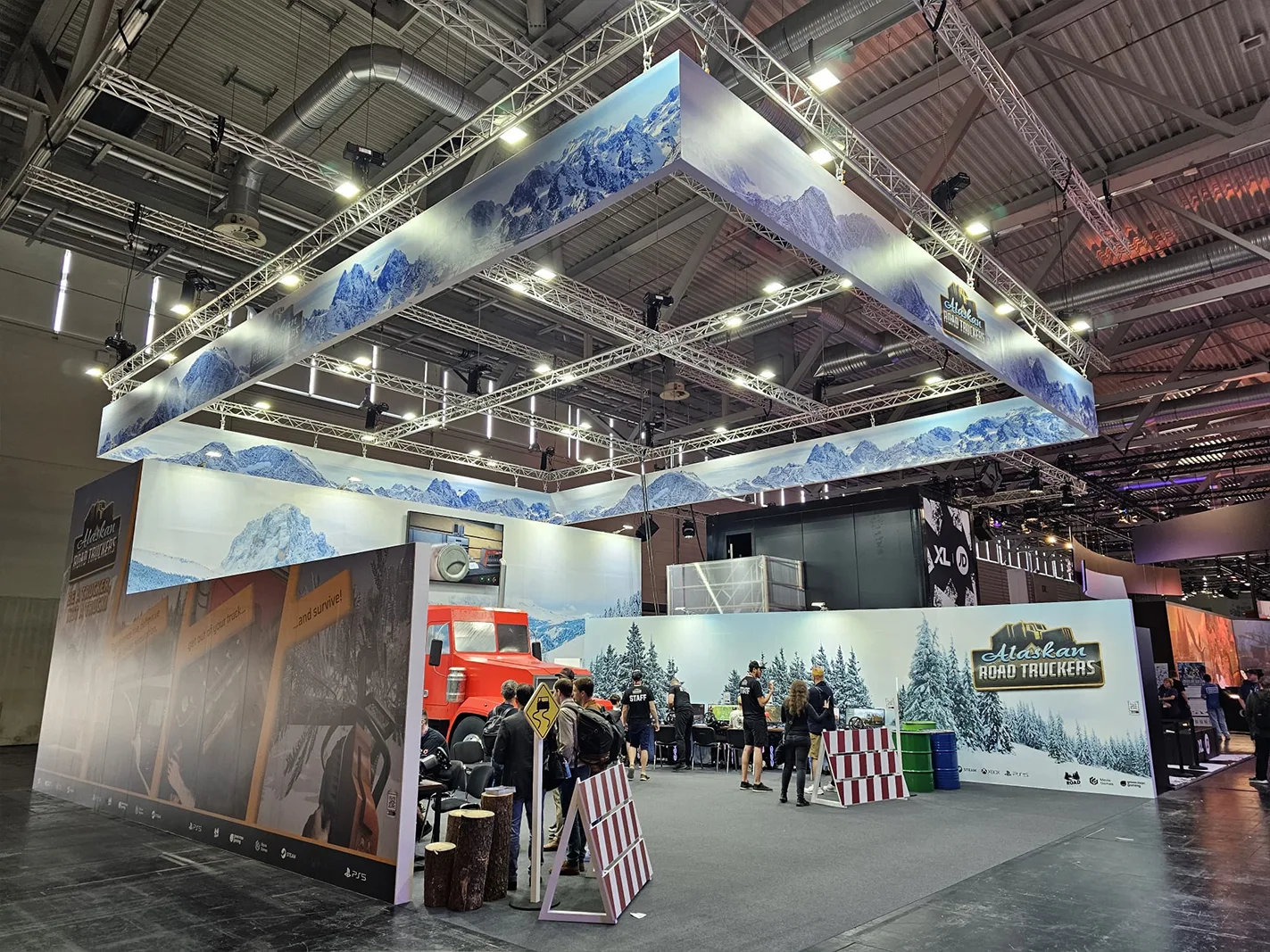 European trade show stand