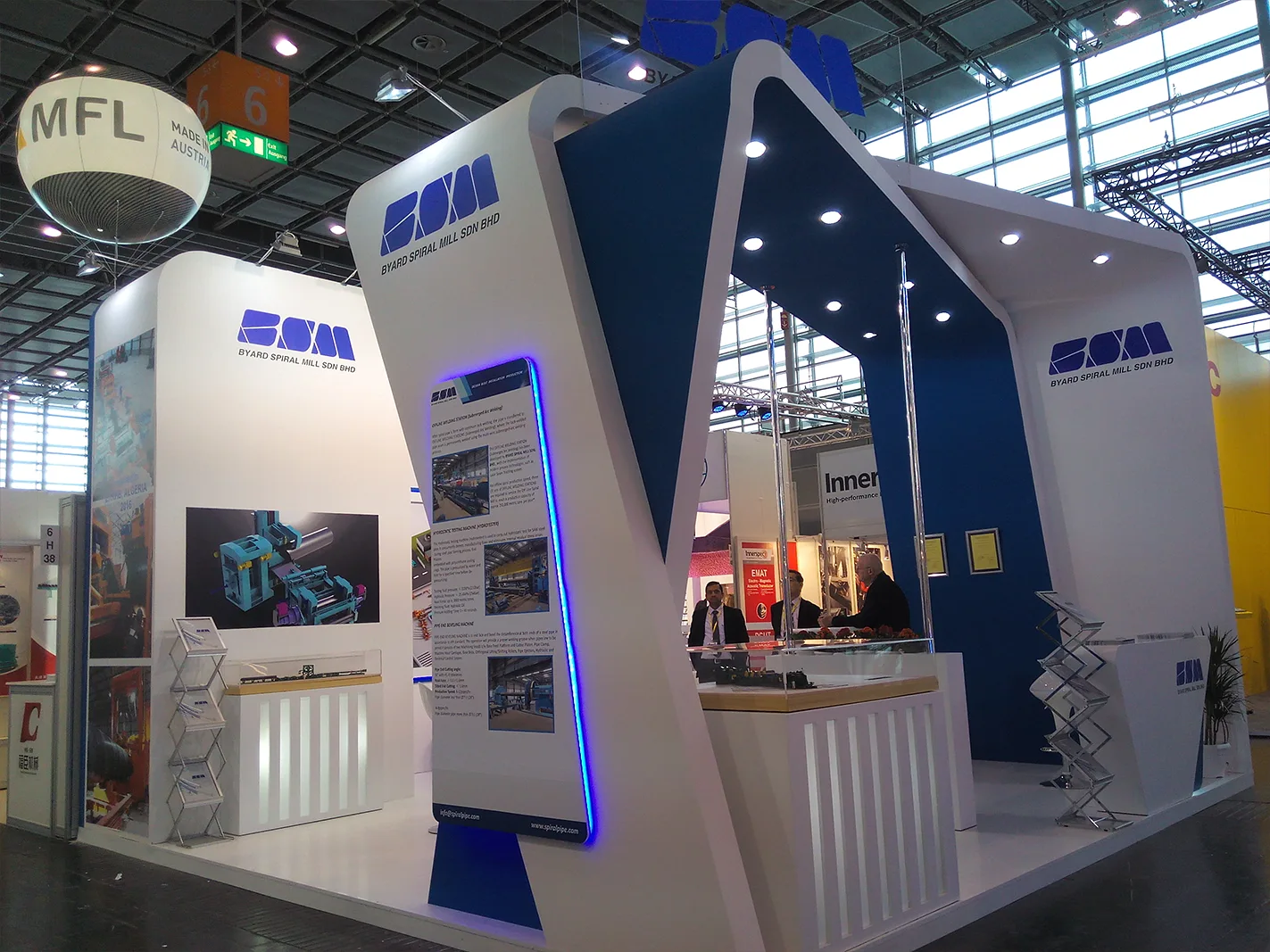European trade show stand