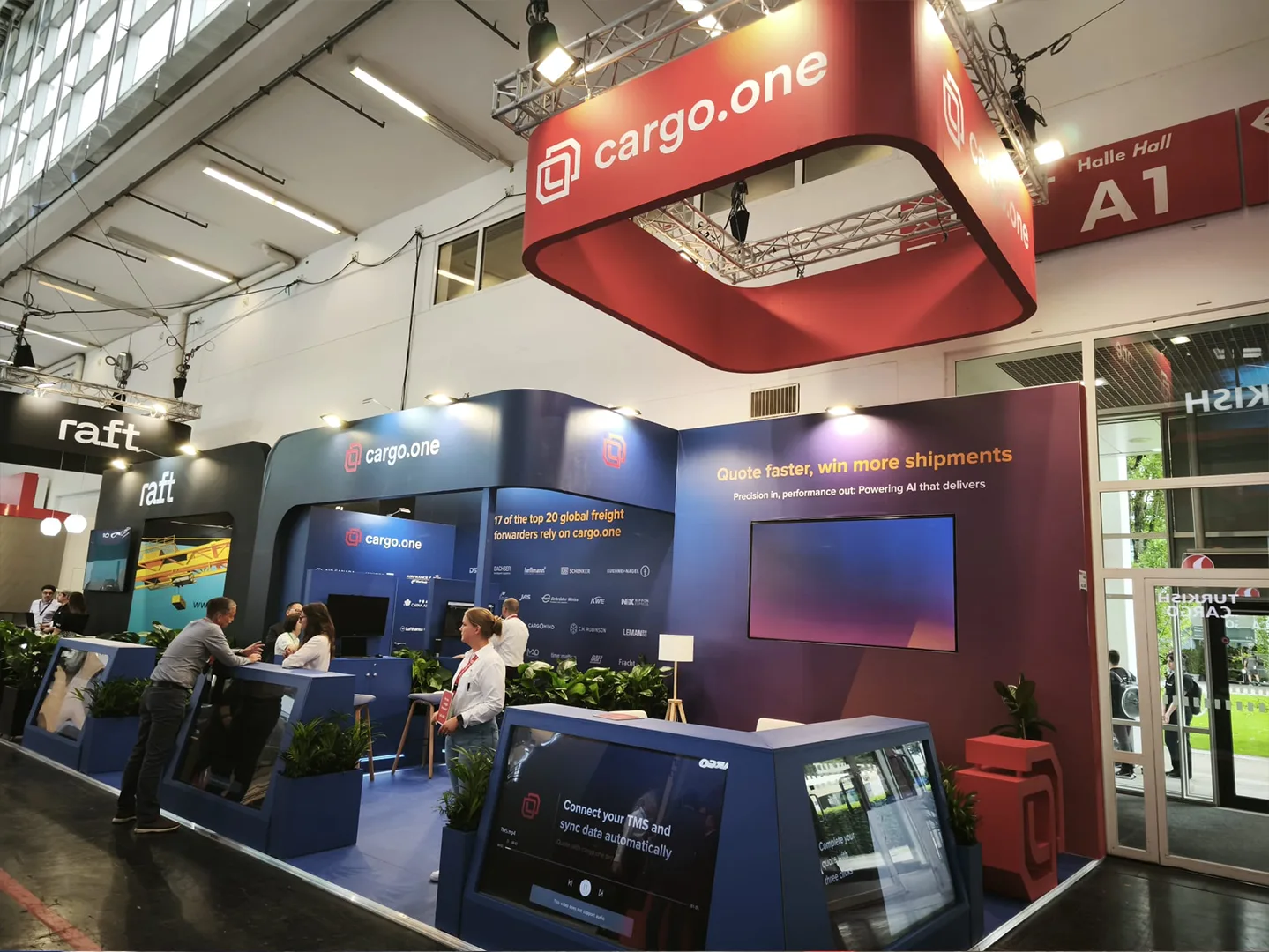 European trade show stand
