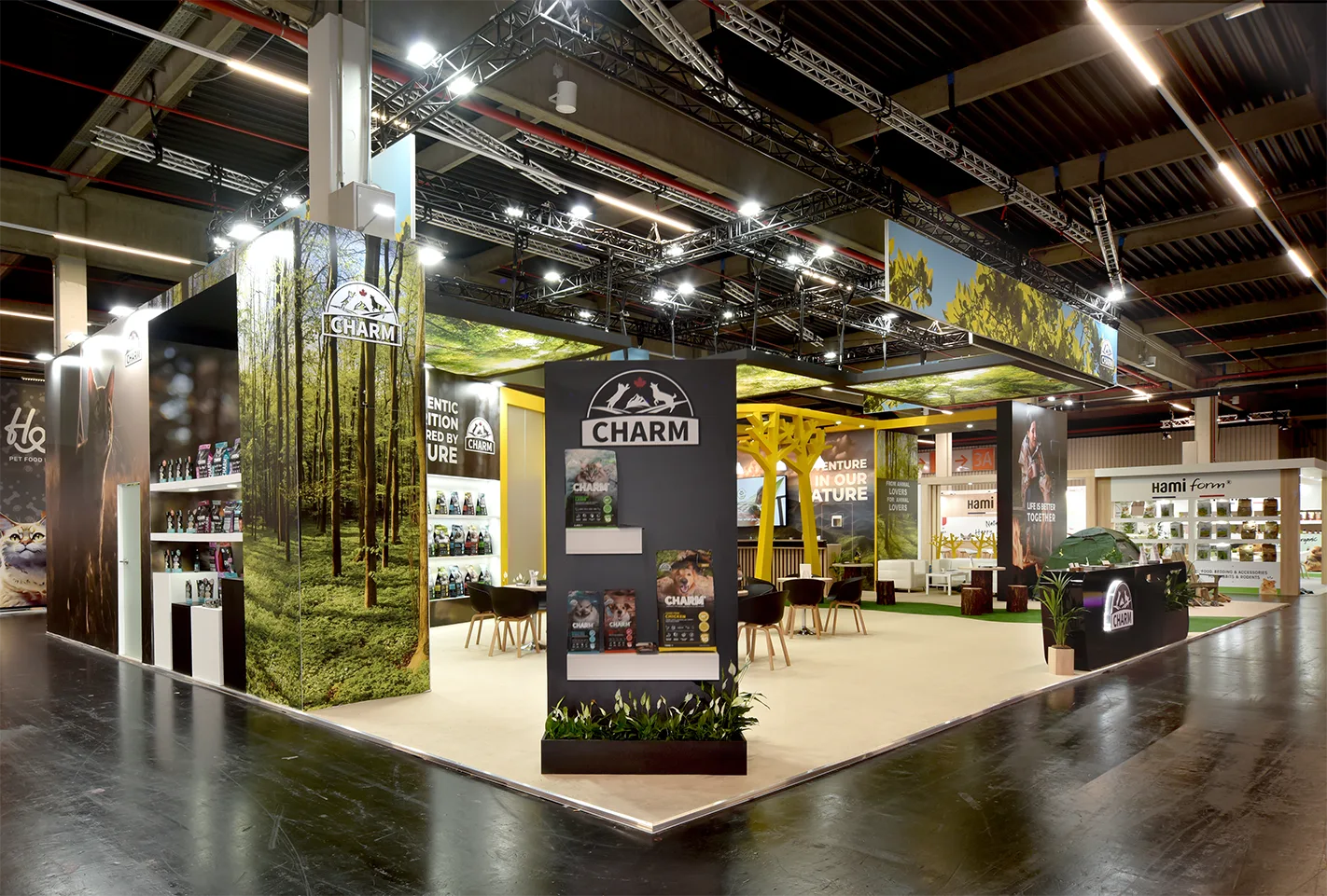 European trade show stand