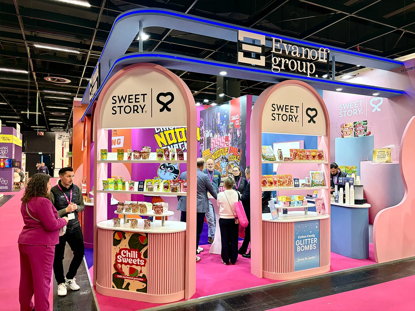 European trade show stand