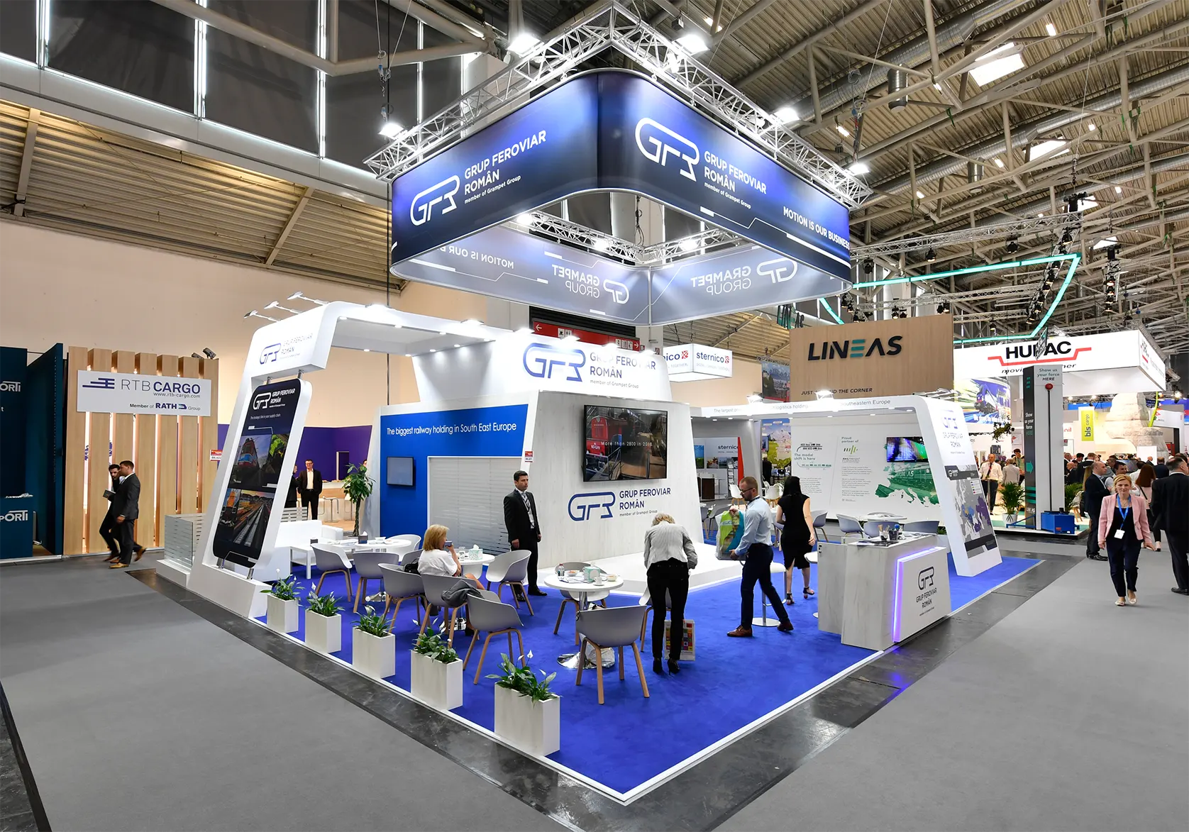 European trade show stand