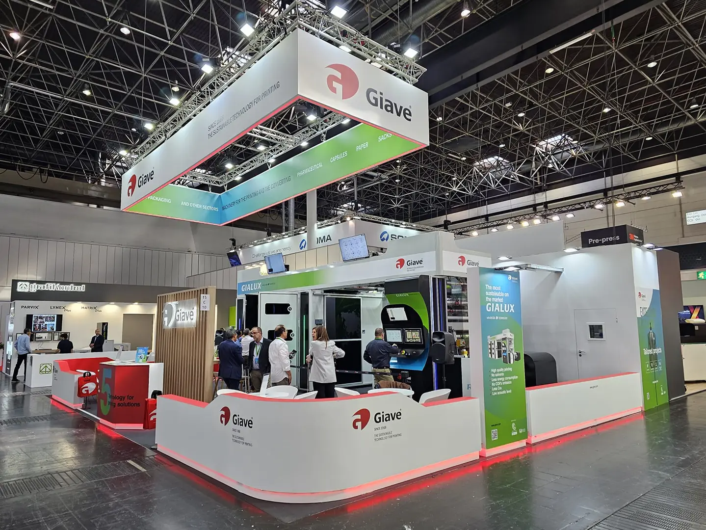 European trade show stand