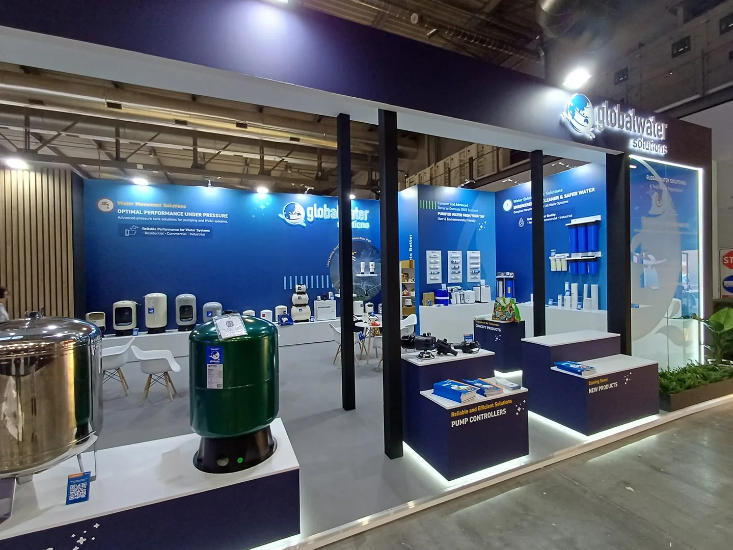 European trade show stand
