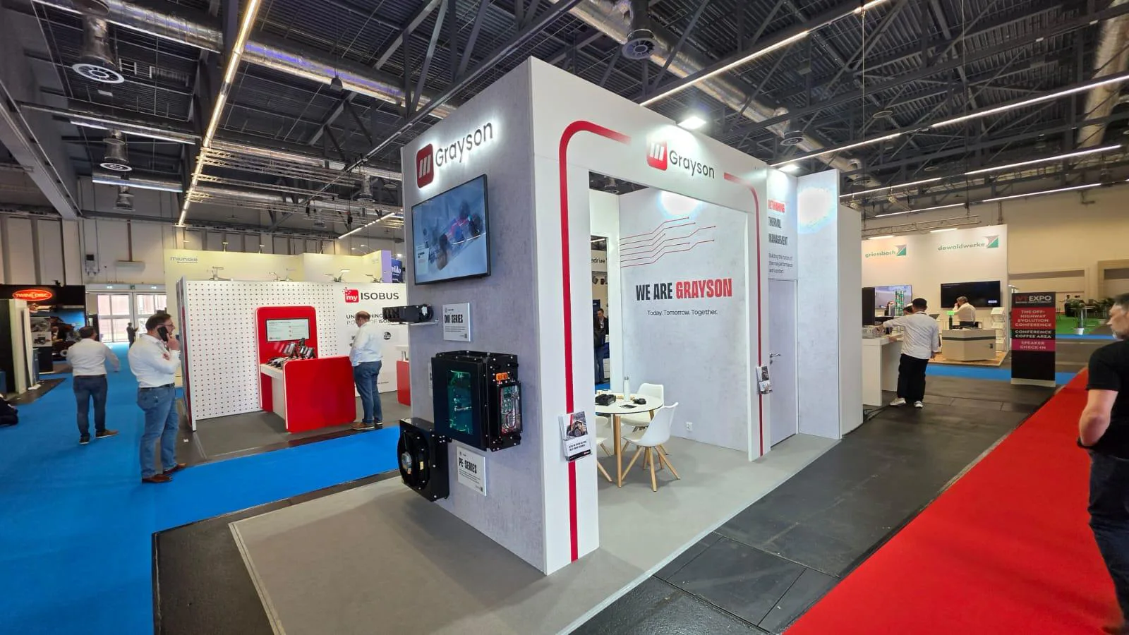European trade show stand