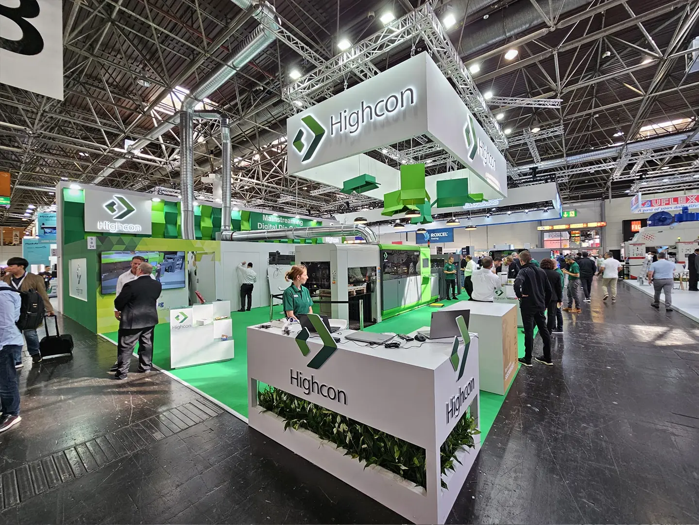European trade show stand