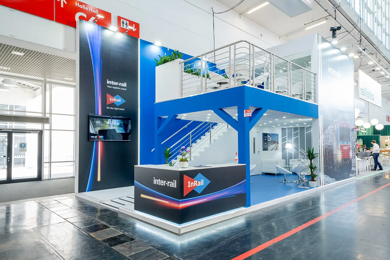 European trade show stand
