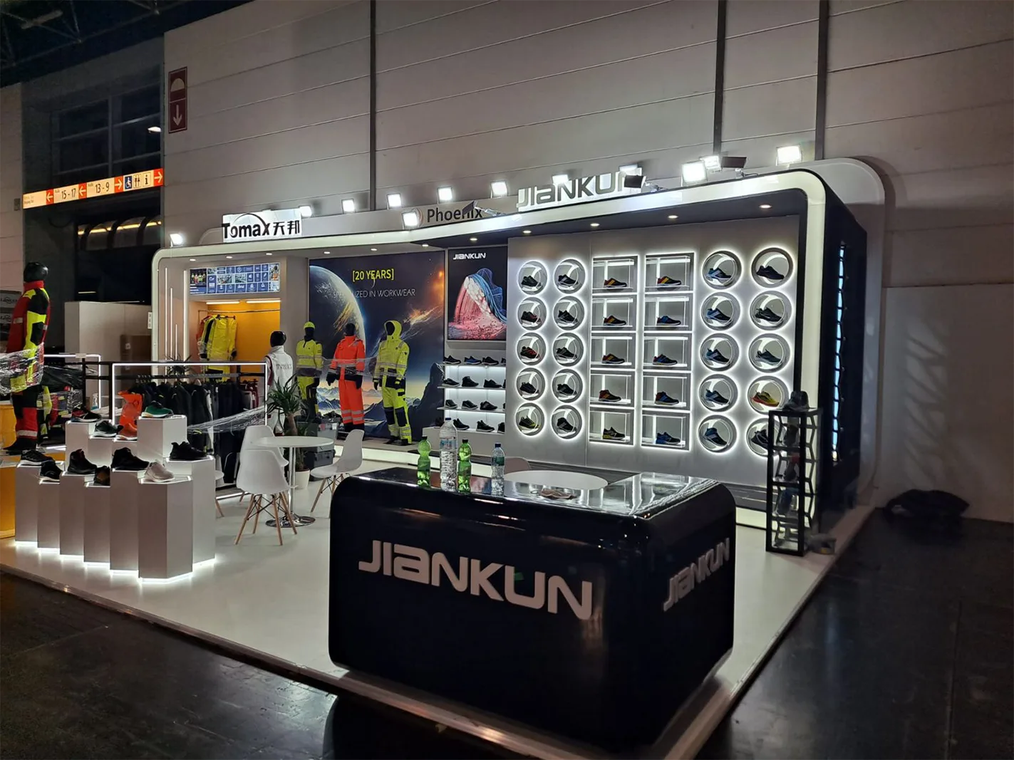European trade show stand