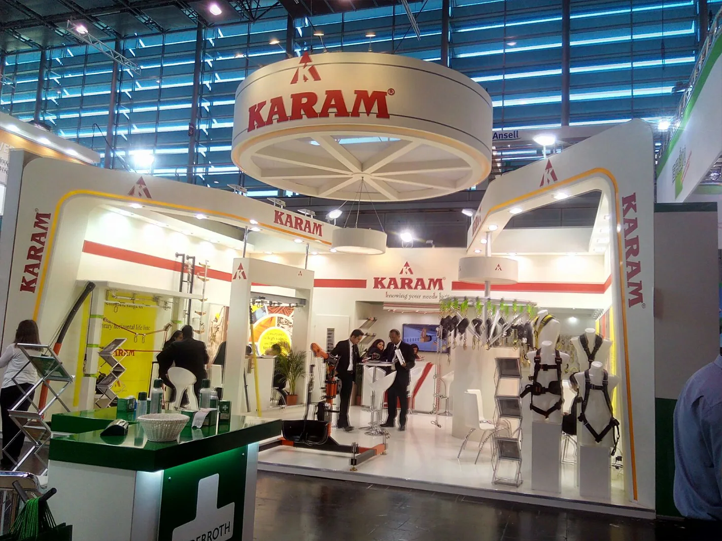 European trade show stand