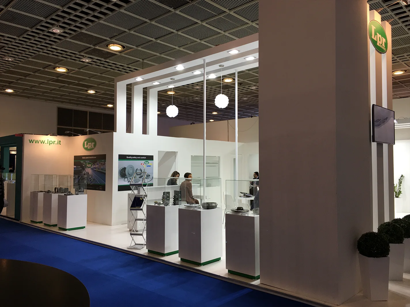 European trade show stand