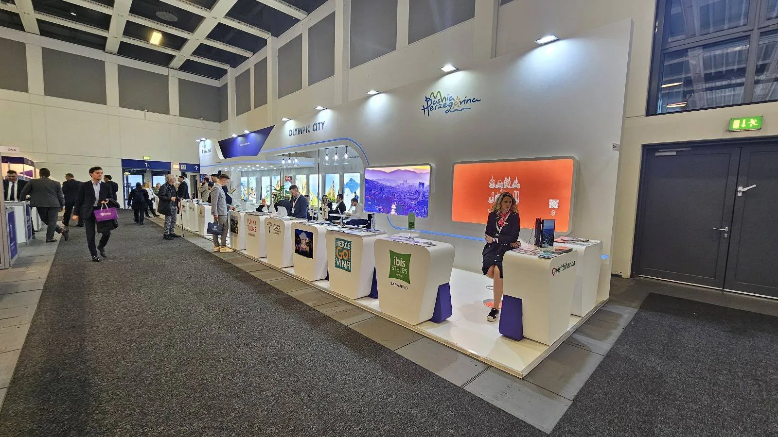 European trade show stand