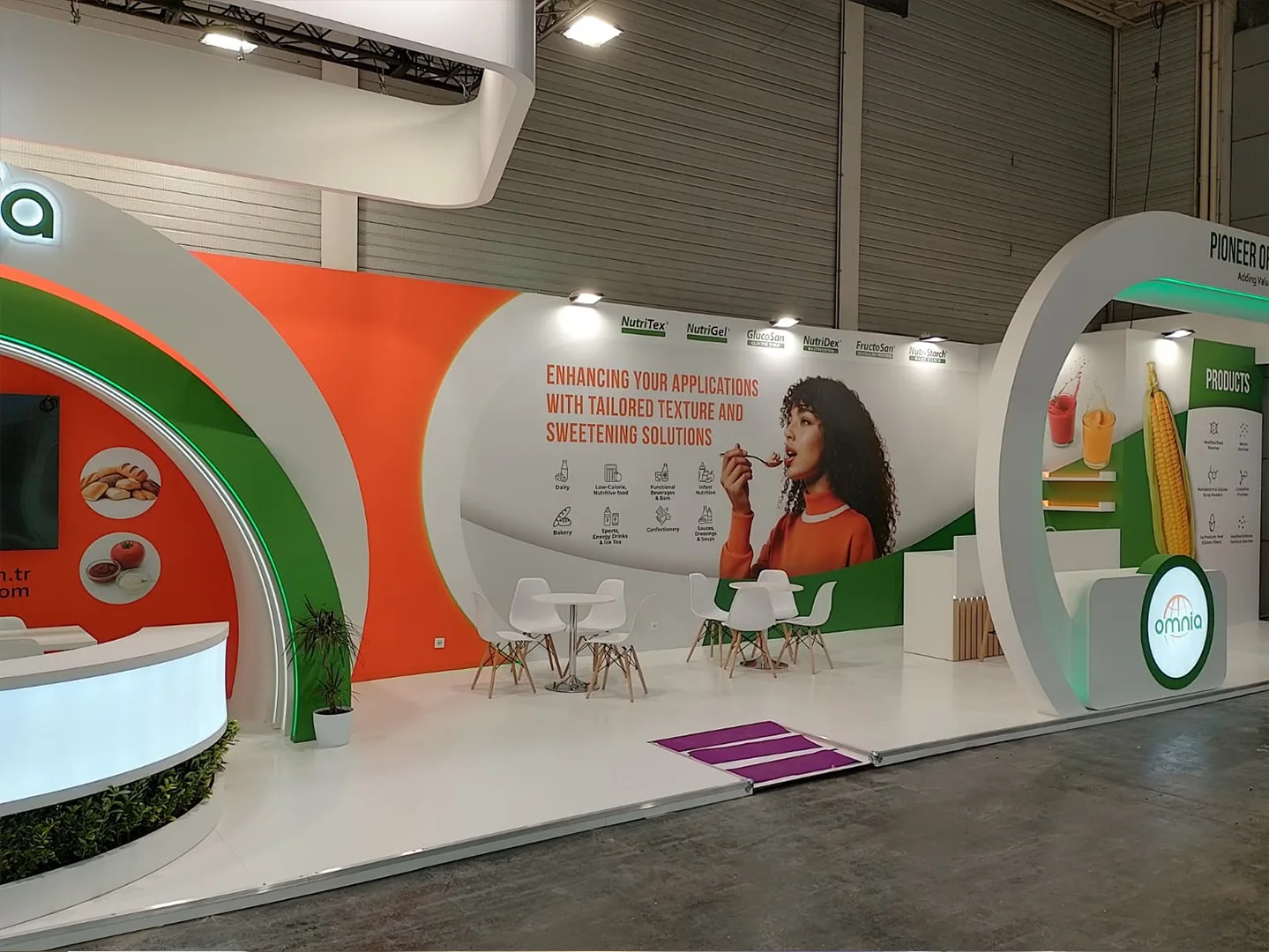 European trade show stand