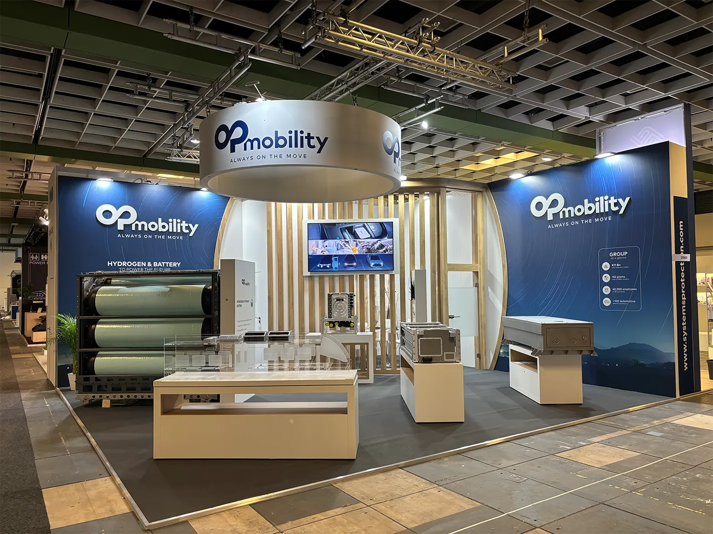 European trade show stand