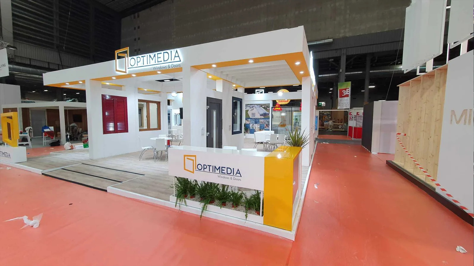 European trade show stand