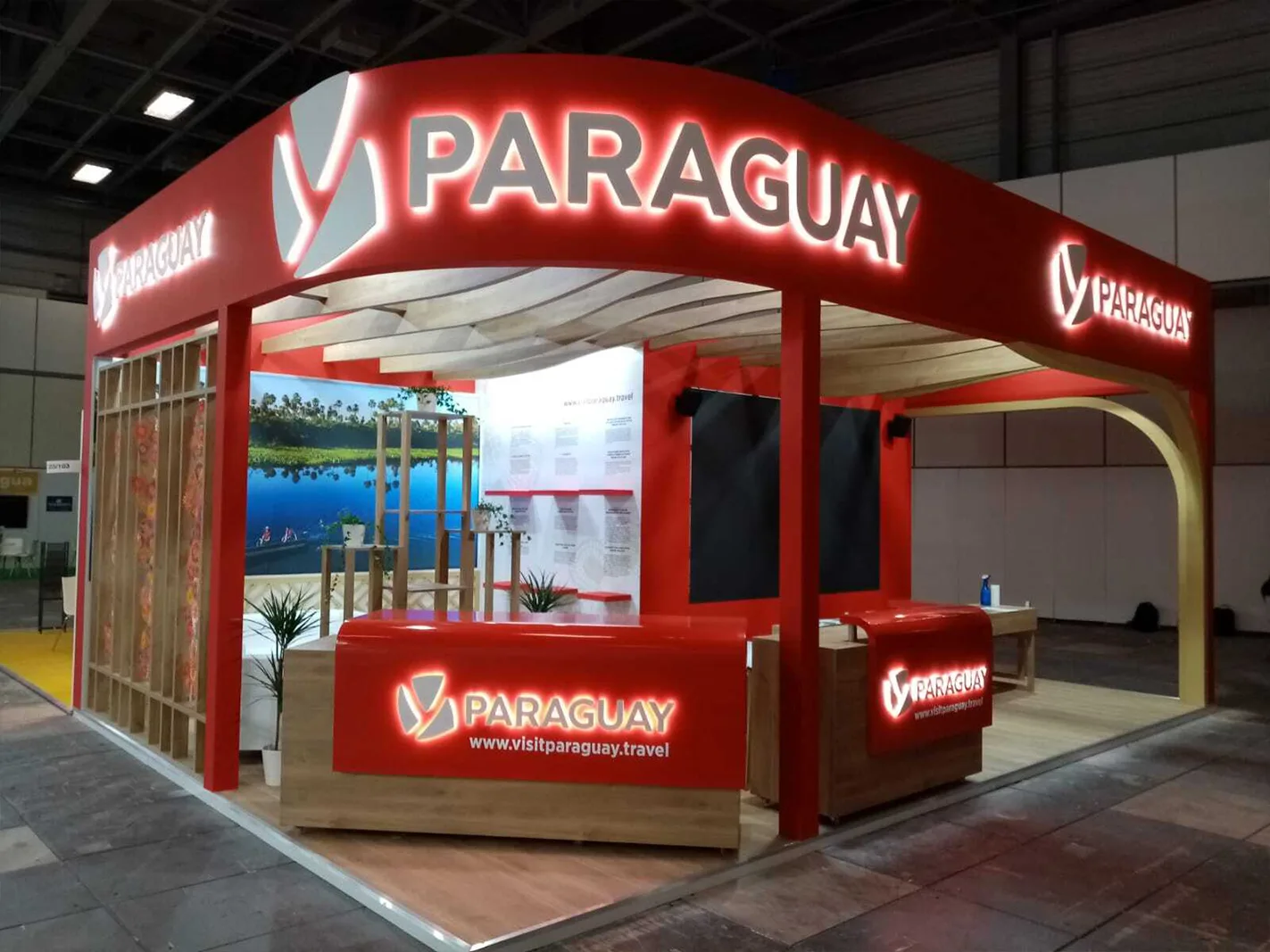 European trade show stand