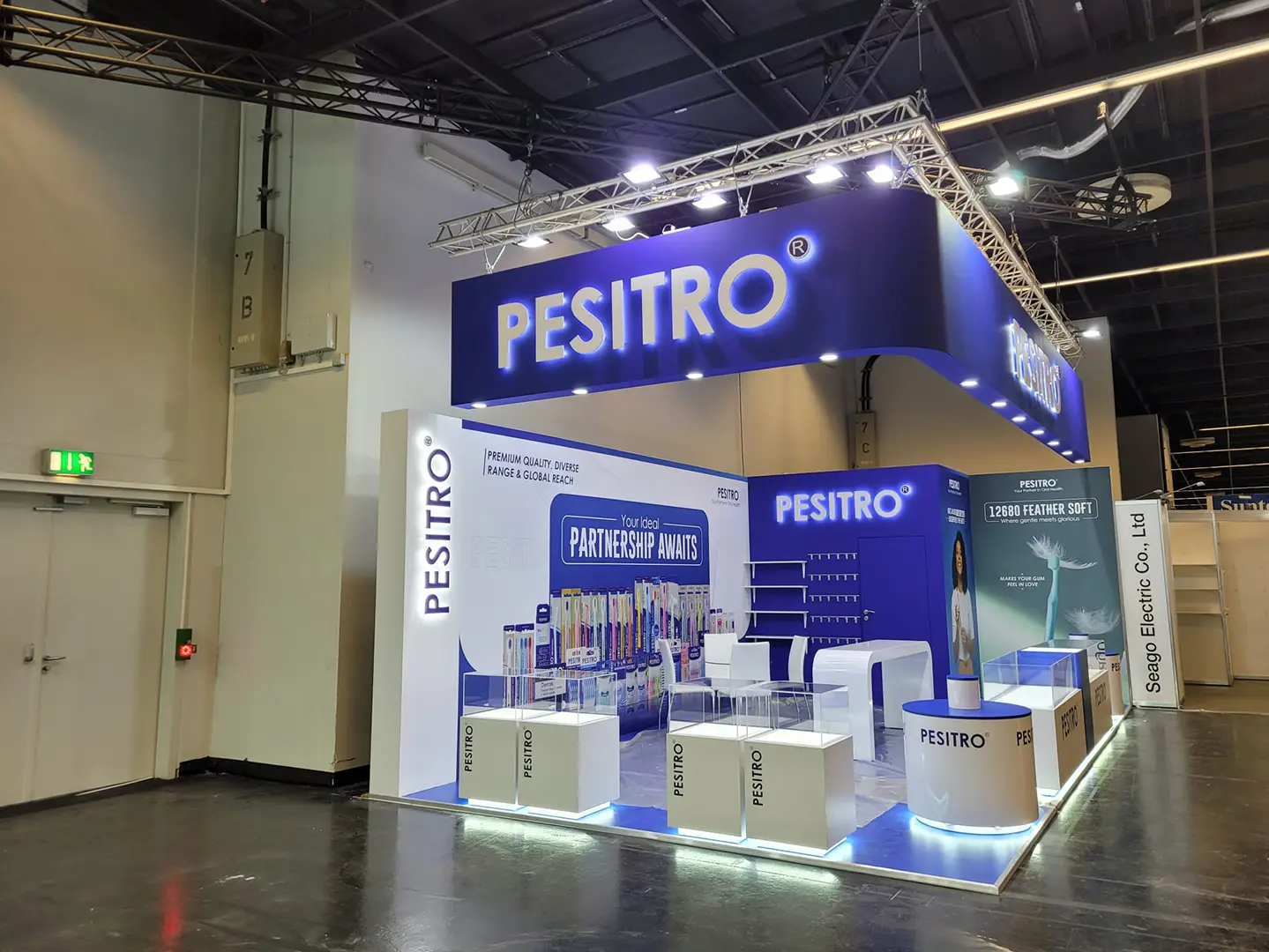 European trade show stand