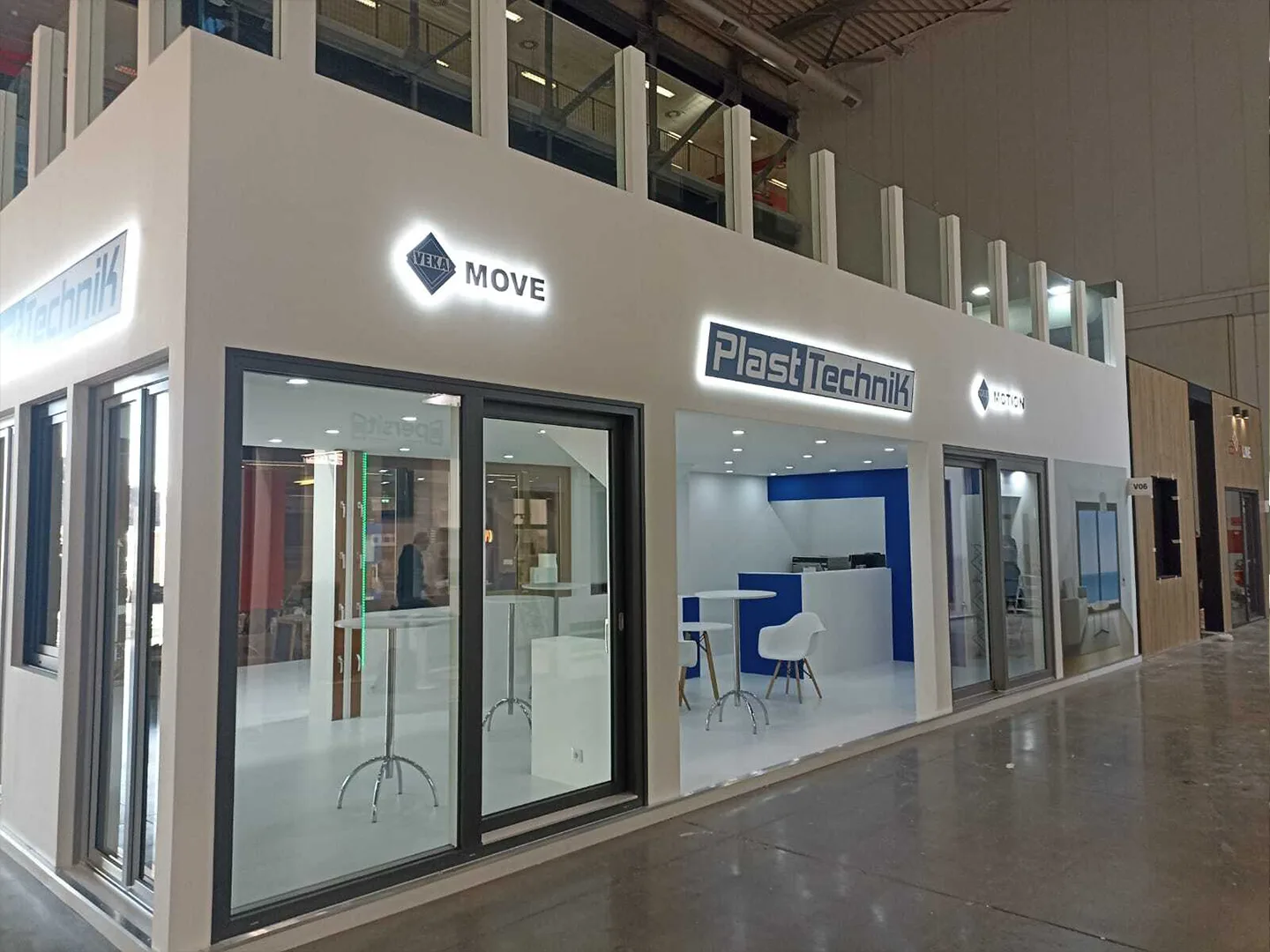 European trade show stand