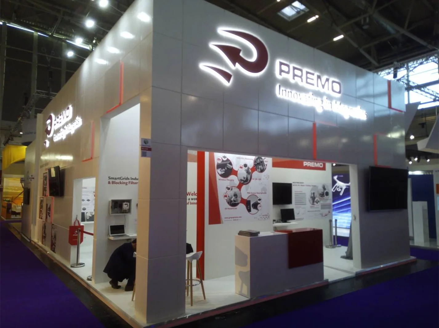 European trade show stand