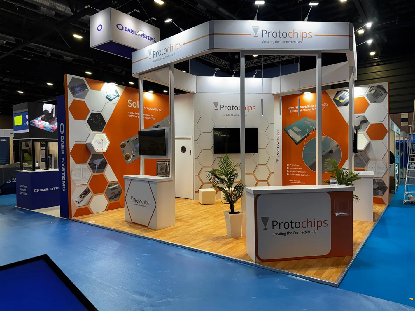 European trade show stand