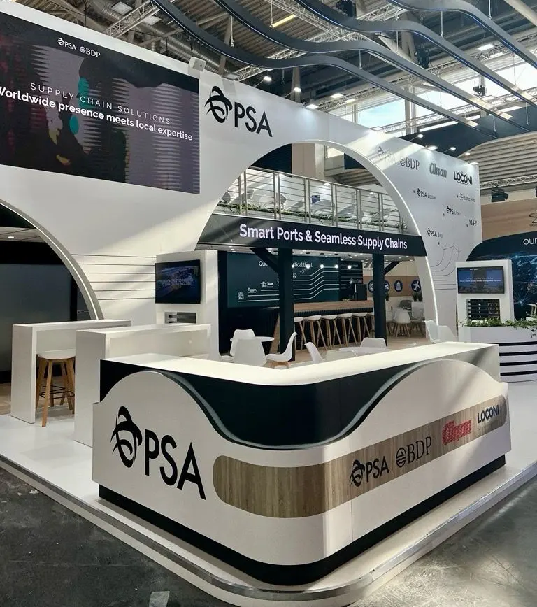 European trade show stand