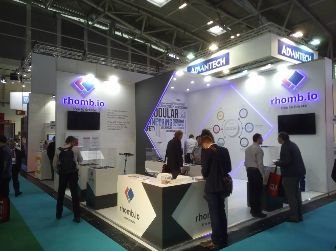 European trade show stand
