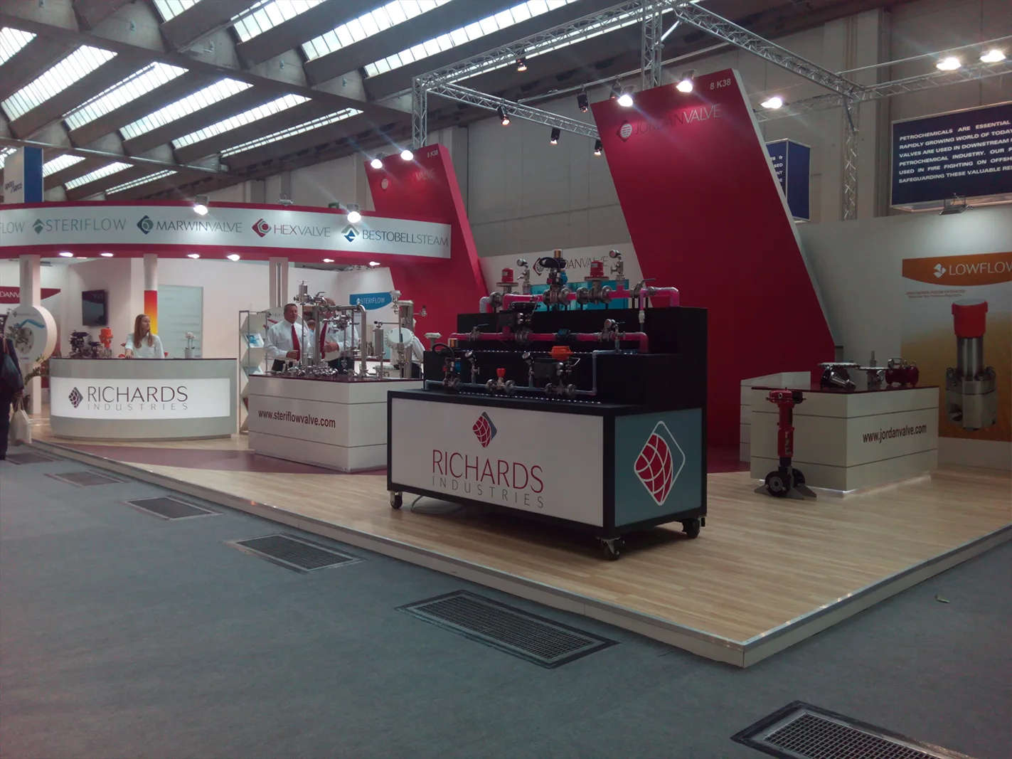 European trade show stand