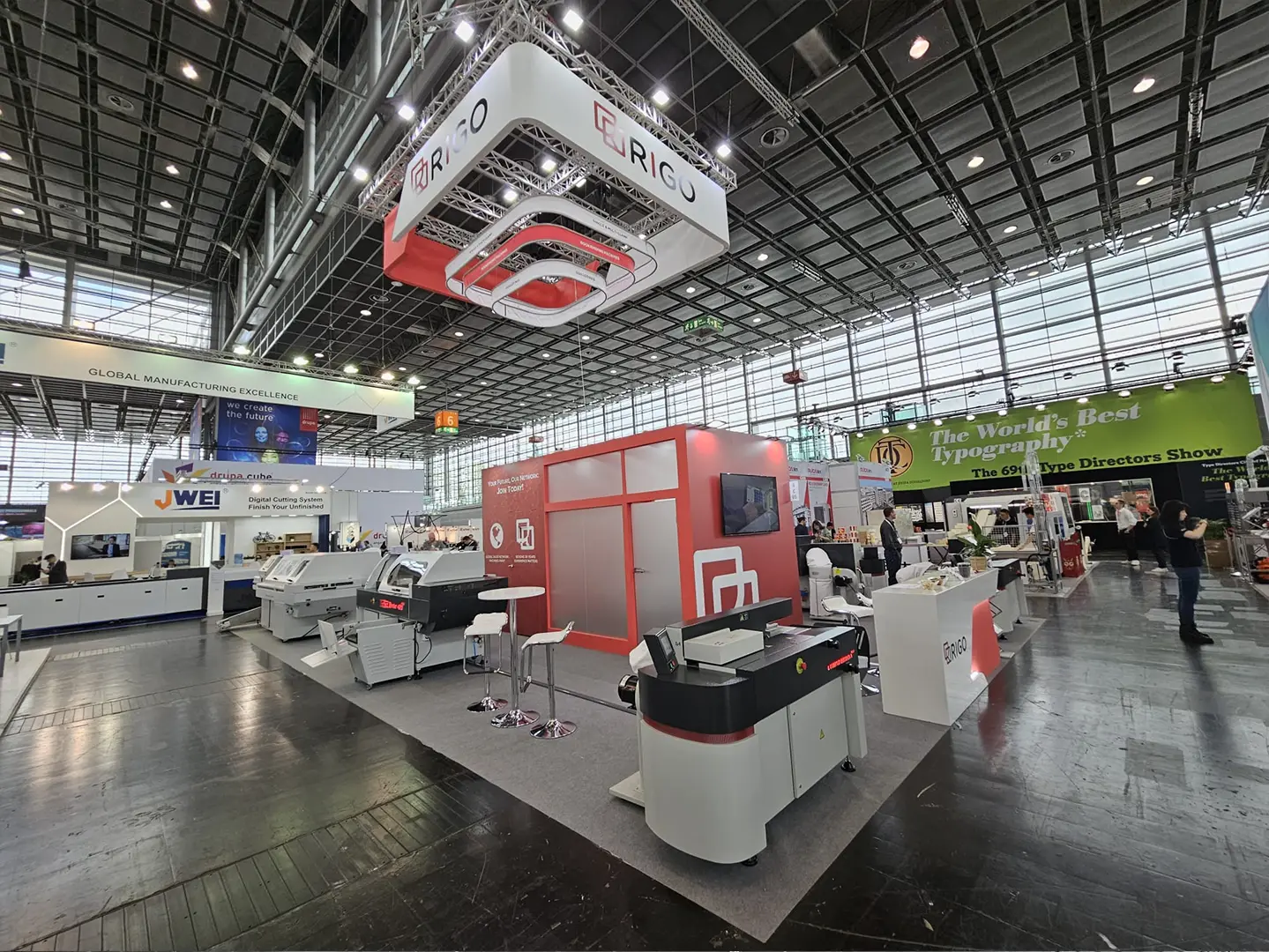 European trade show stand