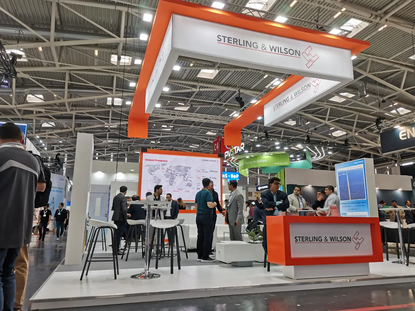 European trade show stand