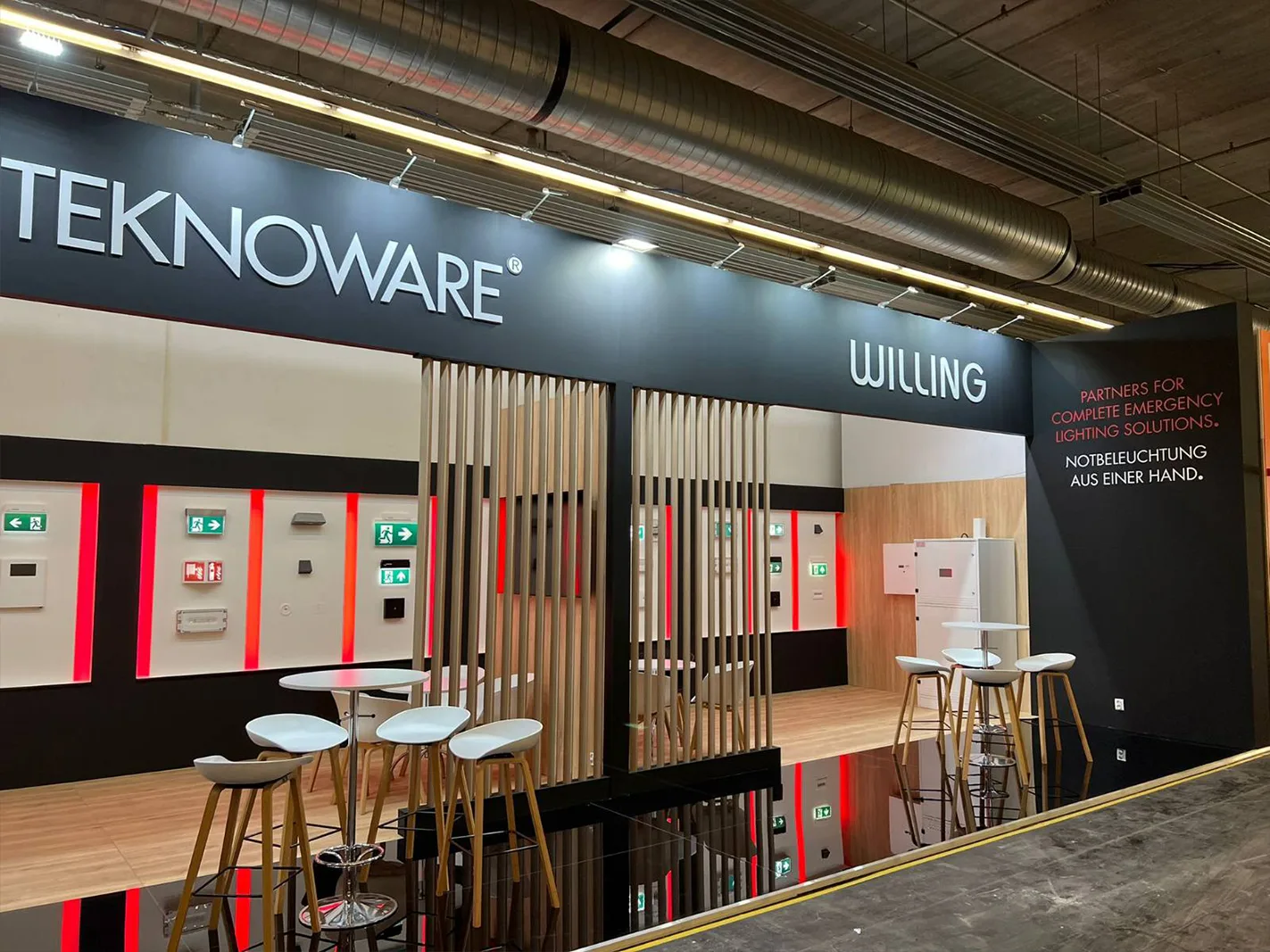 European trade show stand