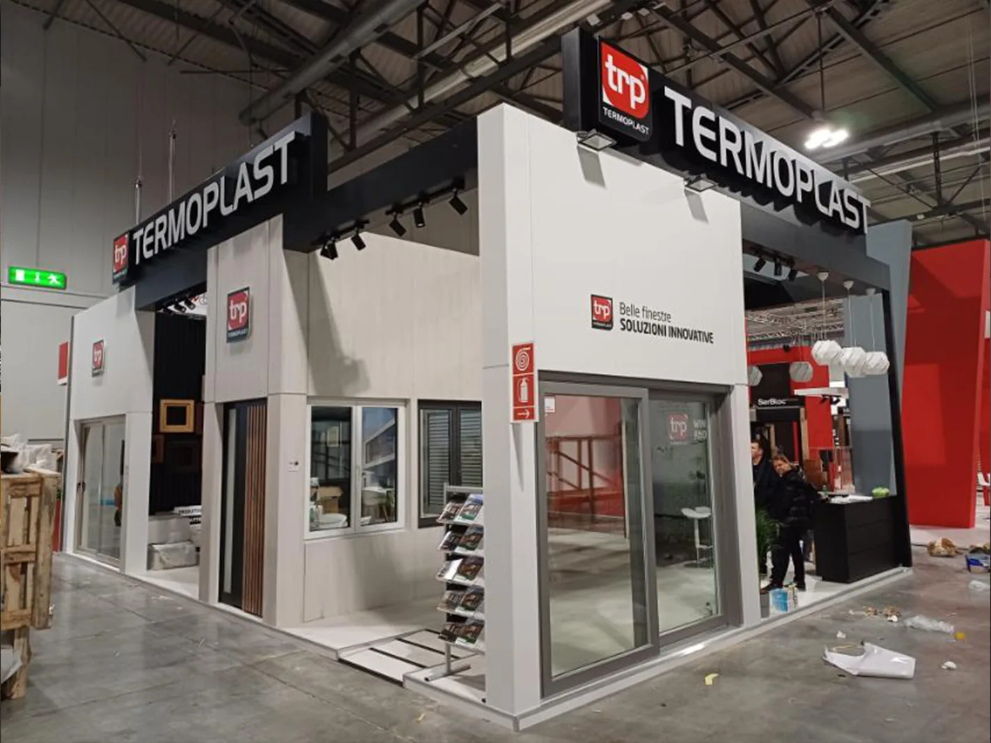 European trade show stand