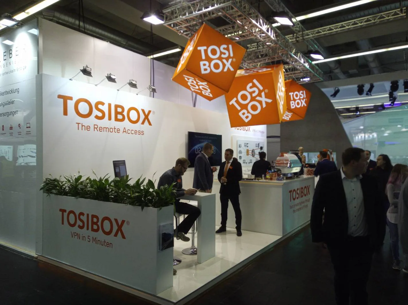 European trade show stand