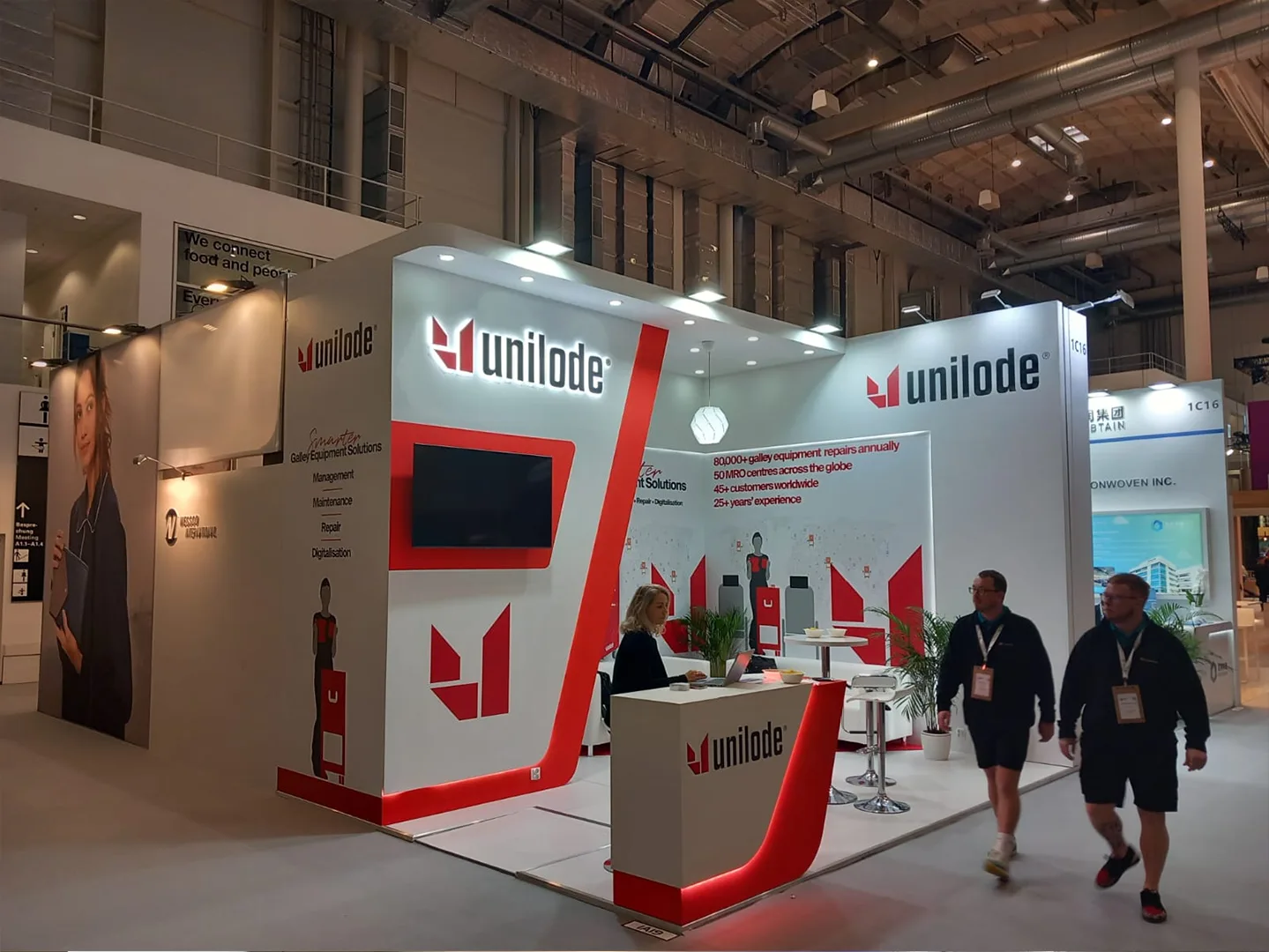 European trade show stand