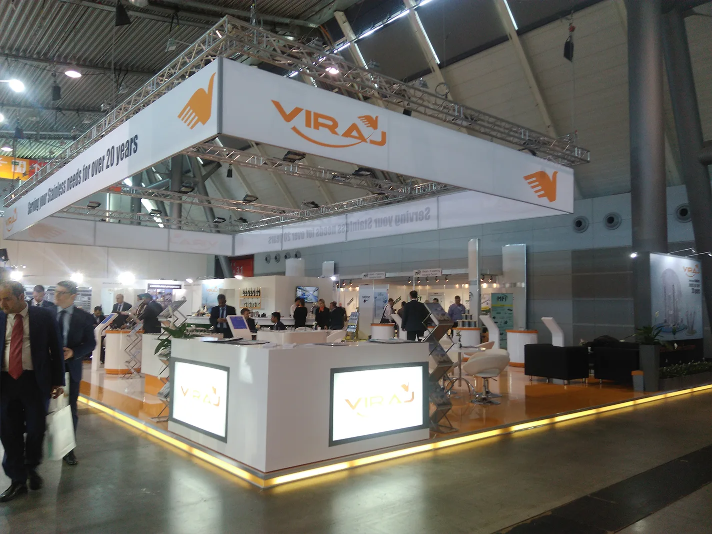European trade show stand