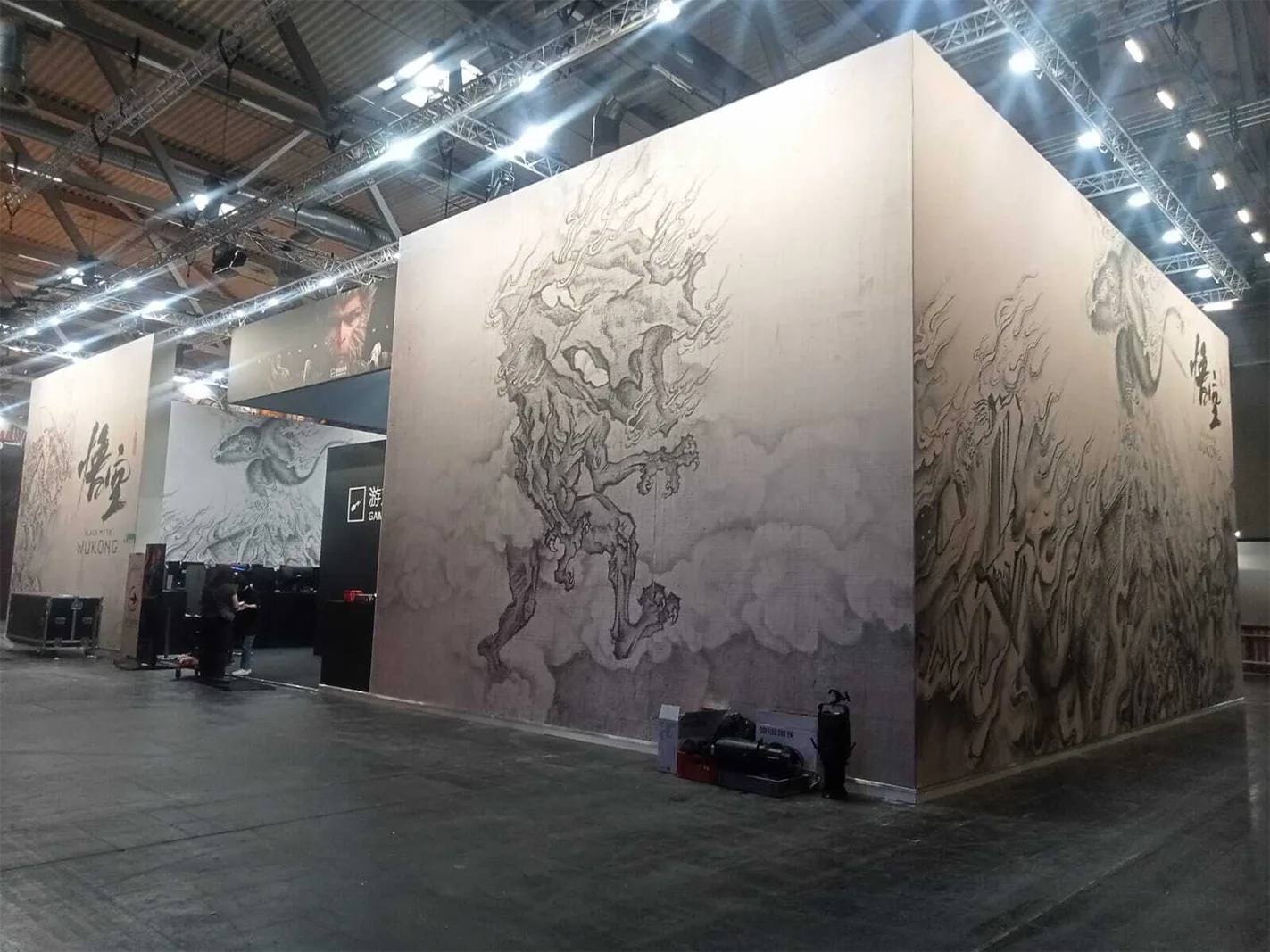 European trade show stand