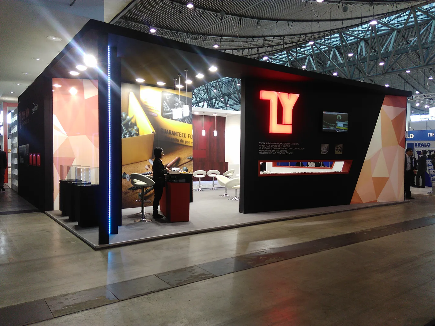 European trade show stand